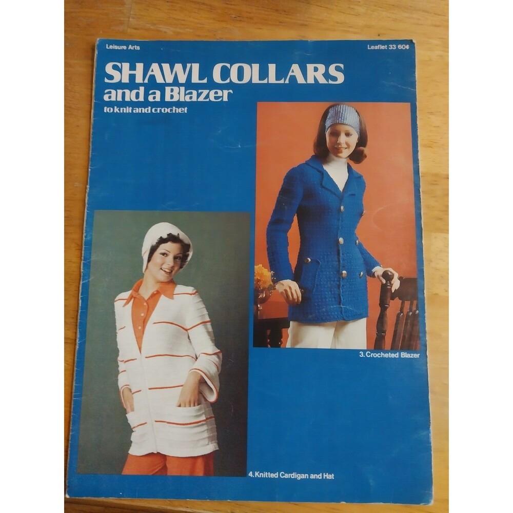 Shawl Collars and a Blazer To knit and Crochet Leisure Arts 33